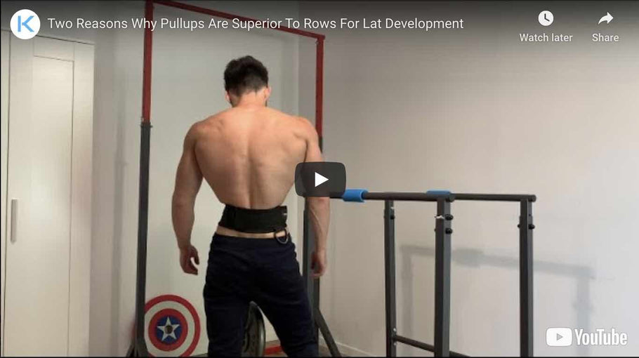 2 Reasons Why Pullups Are Superior to Rows For Lat Development