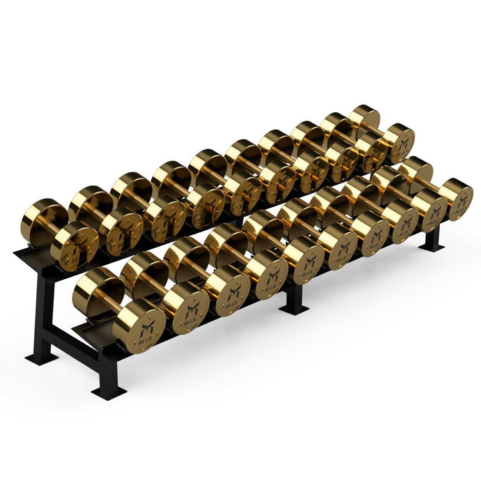 Calibrated Gold Dumbbells (KG)