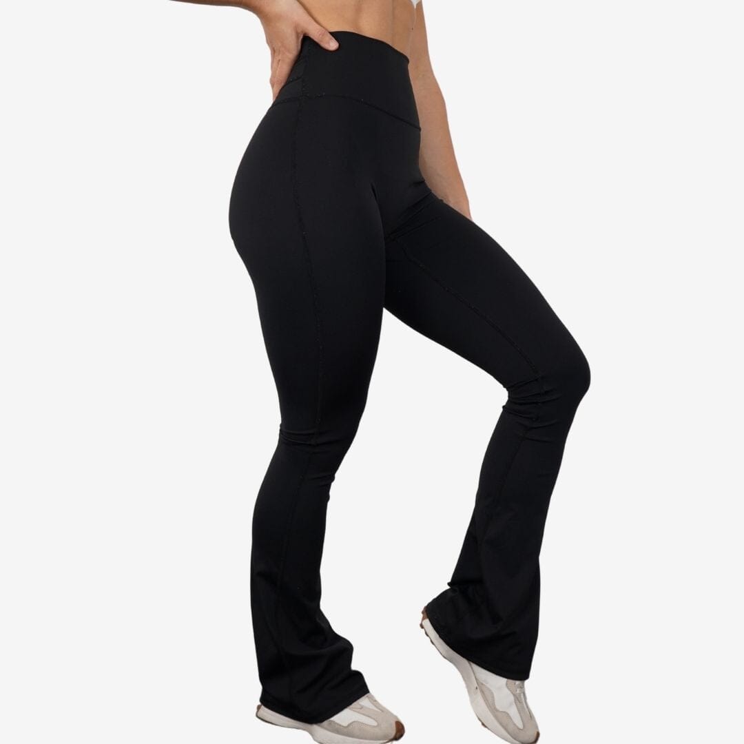  UMSIFEY Womens Black Flare Yoga Pants