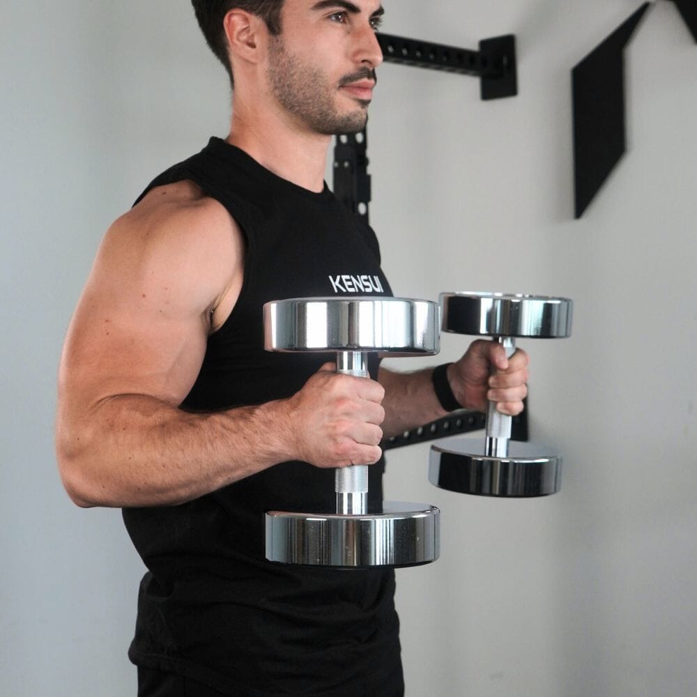 Calibrated Chrome Dumbbells (KG)– Kensui